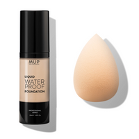 Liquid Waterproof Foundation+ Sponge Blender MUP